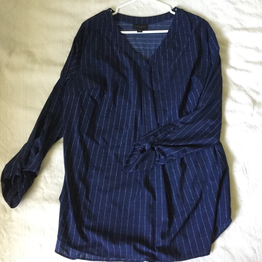 Striped Oversized Blouse